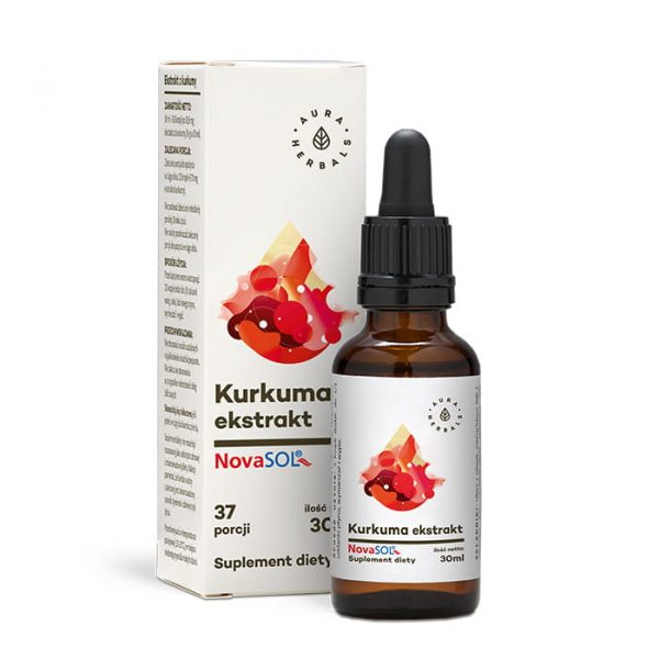 Kurkuma Ekstrakt 37 porcji 30ml AuraHerbals