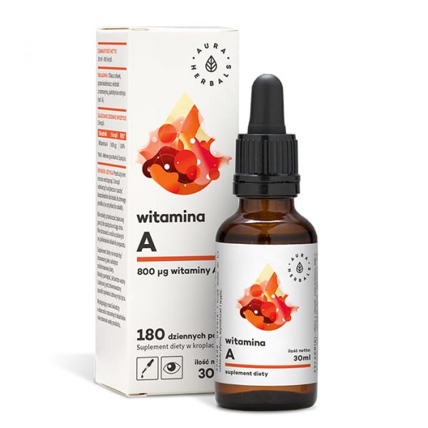 Witamina A 180 porcji 30ml AuraHerbals