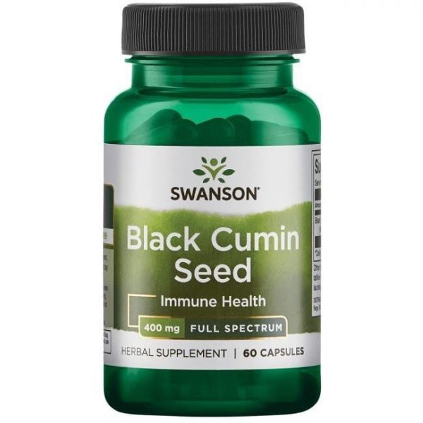 Black Cumin Seed Nasiona czarnego kminu 400mg 60kaps.