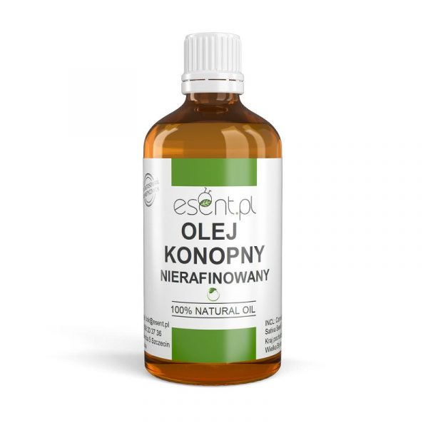 Olej konopny nierafinowany 100ml