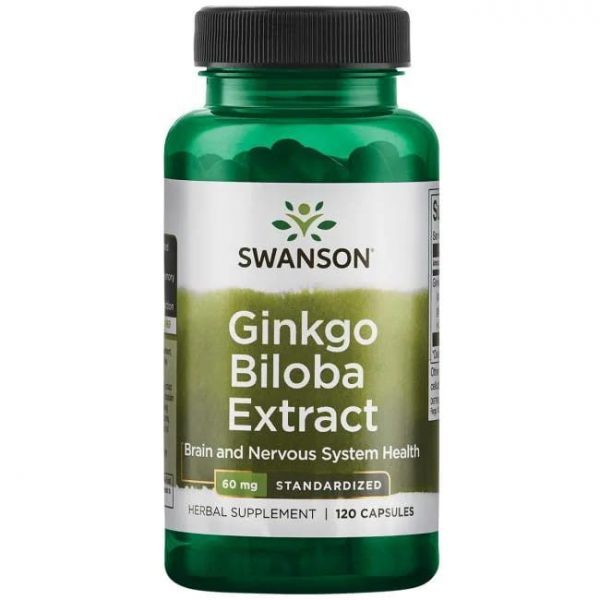 Ginko Biloba Extract 50mg 120kaps. Swanson